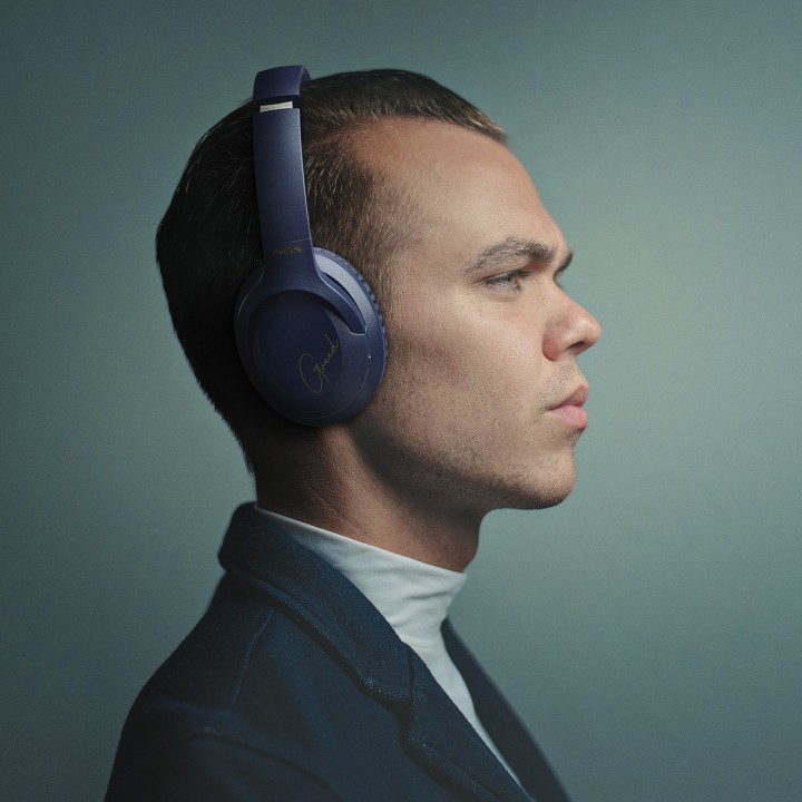 NGS Faltbare Bluetooth-5.1-Funkkopfhörer, ohraufliegend