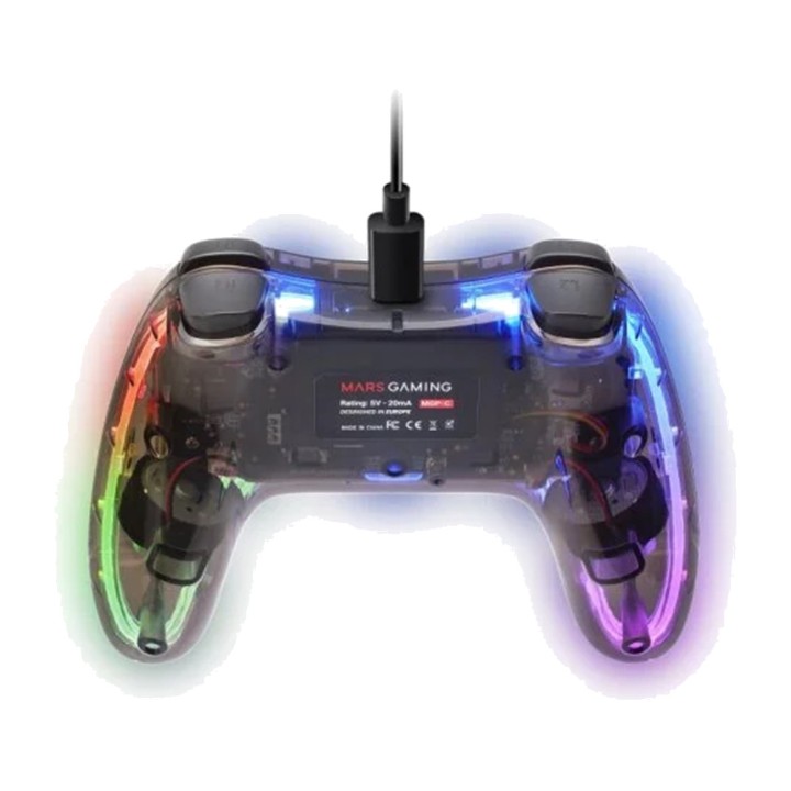 MARS GAMING Mando multiplataforma con cable y vibración