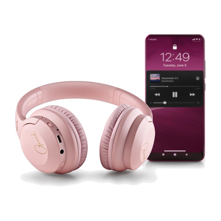 NGS Foldable supra-aural Bluetooth 5.1 wireless headphones