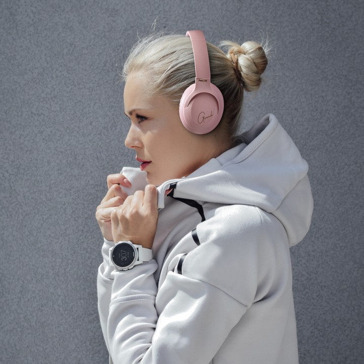 NGS Casque sans fil Bluetooth 5.1 pliable supra-auriculaire