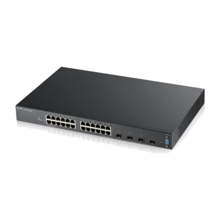 ZYXEL 24-port managed L2 Gigabit switch for rack mounting