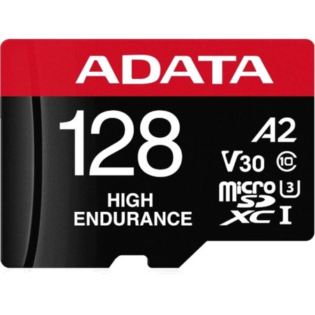 hochbelastbare microsdxc-karte für videoüberwachung high-endurance 128gb uhs-i u3 v30 a2