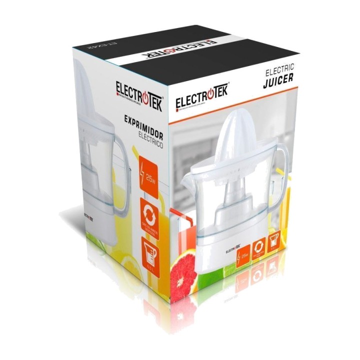 ELECTROTEK Exprimidor eléctrico con giro en ambos sentidos