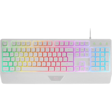tastiera gaming a membrana h-mech con illuminazione frgb mk124 qwerty-es