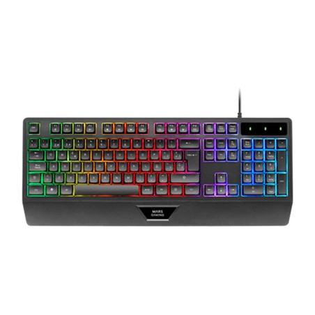 h-mech-gaming-tastatur mit membrantechnik und frgb-beleuchtung mk124 qwerty-es