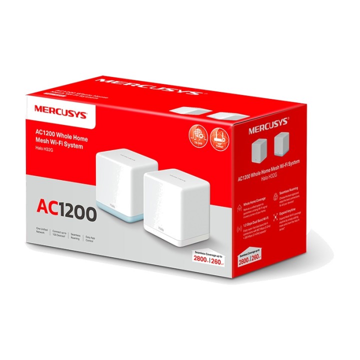 MERCUSYS Sistema wifi mesh de doble banda HALO-H32G AC1200 2