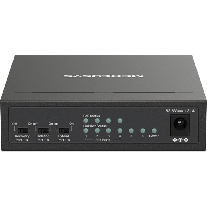 MERCUSYS Gigabit-Desktop-Switch mit 6 Ports und PoE+ MS106GP