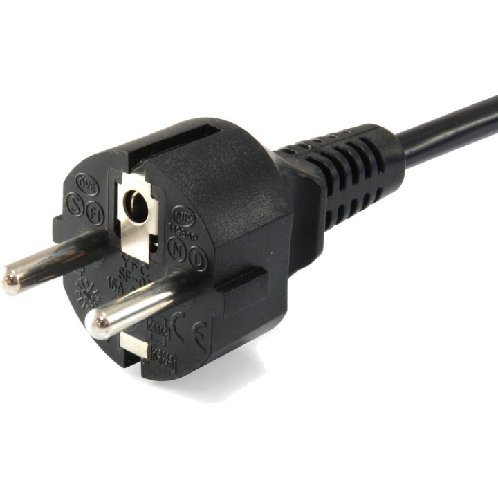 EQUIP Cable d'alimentació trèvol per a portàtil C5 CEE7/4