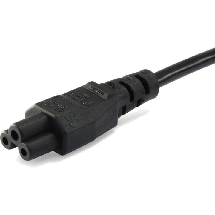 EQUIP Napájací kábel ďatelina pre notebook C5 CEE7/4 1,8M
