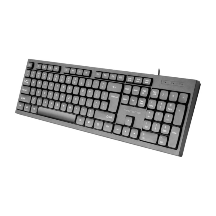 TACENS Clavier anglais silencieux à profil bas avec câble