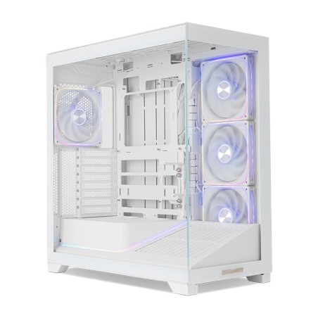 obudowa gamingowa semi-tower atx z hartowanym szkłem, przednim airflow i argb hummer-blade gpu-455mm