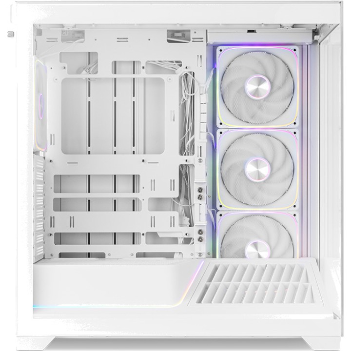NOX Caja de ordenador gaming semitorre ATX con cristal