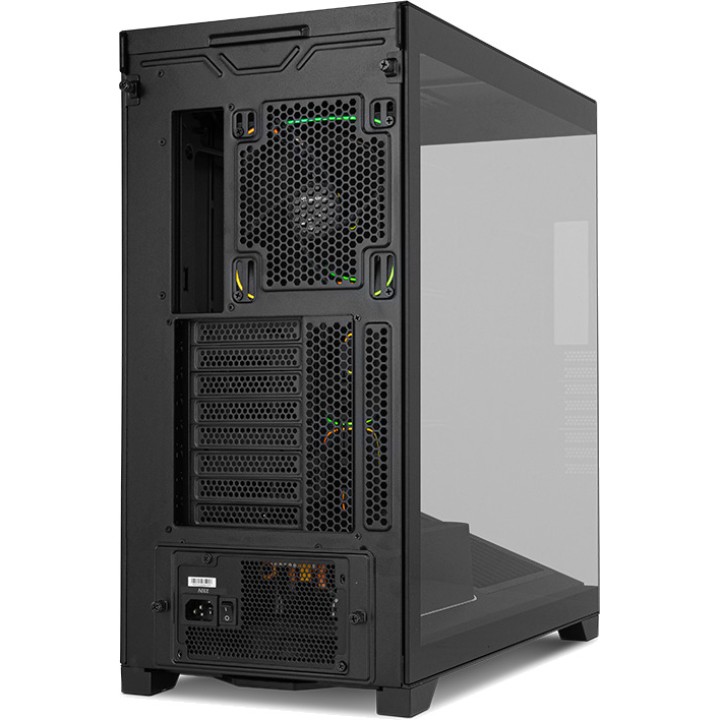 NOX Caja de ordenador gaming semitorre ATX con cristal