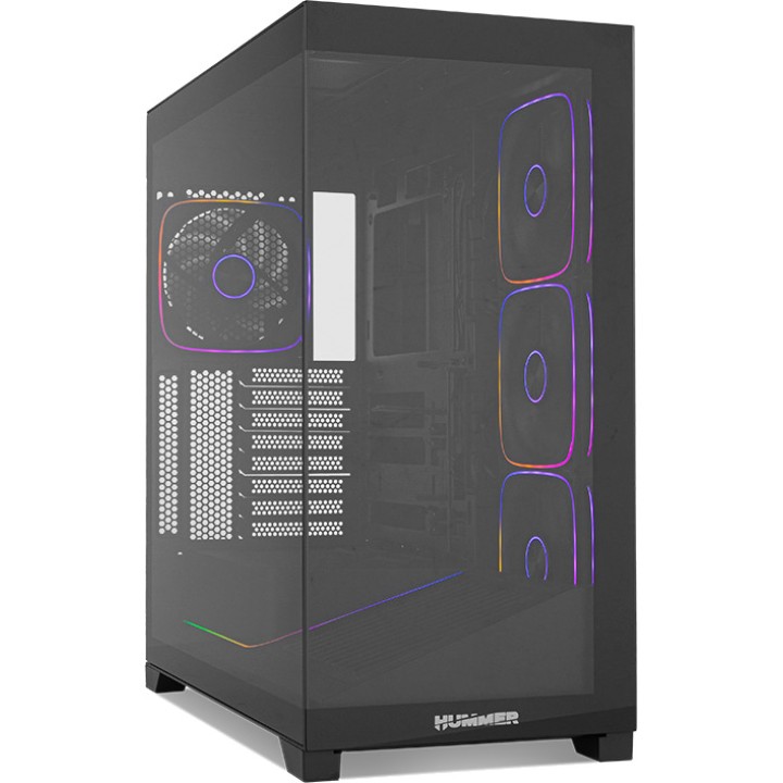 NOX ATX igralno semi-tower ohišje s kaljenim steklom,