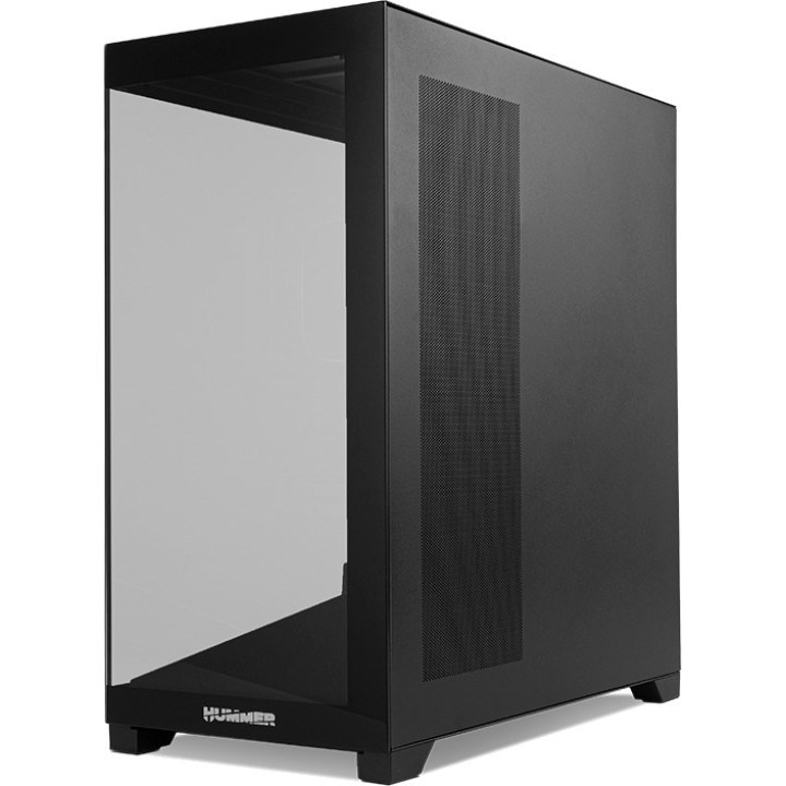NOX Caja de ordenador gaming semitorre ATX con cristal