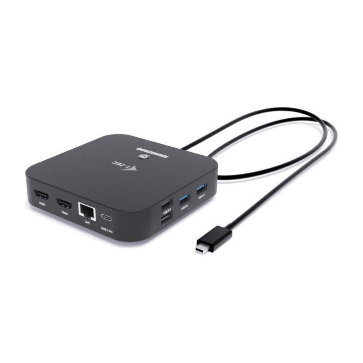 I-TEC Station d’accueil USB-C 10-en-1 avec double HDMI et