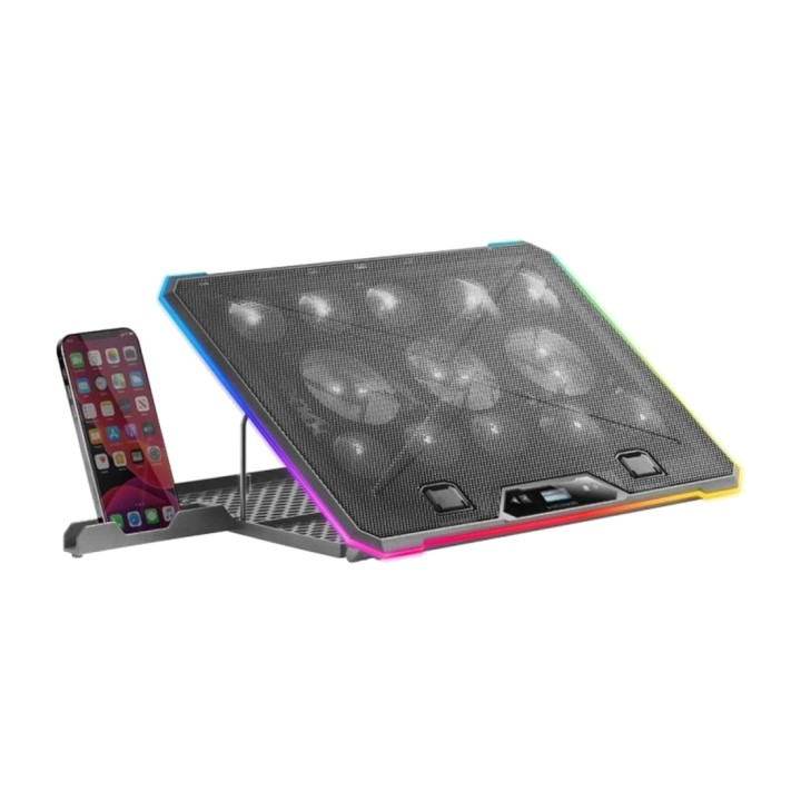 MARS GAMING Hladilna podloga za prenosnik do 17 palcev.