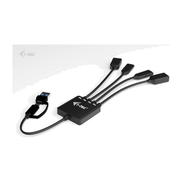 I-TEC USB-C/USB-A hub with cable and 4 ports CACBLHUB2A2C