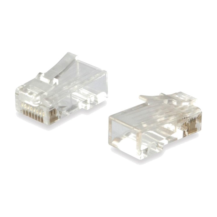 EQUIP RJ45 network crimp connectors CAT6 100 UDS