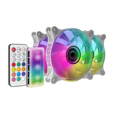 kit de ventilateurs pour boîtier pc avec miroir infini argb mf-3dkit 3x120mm