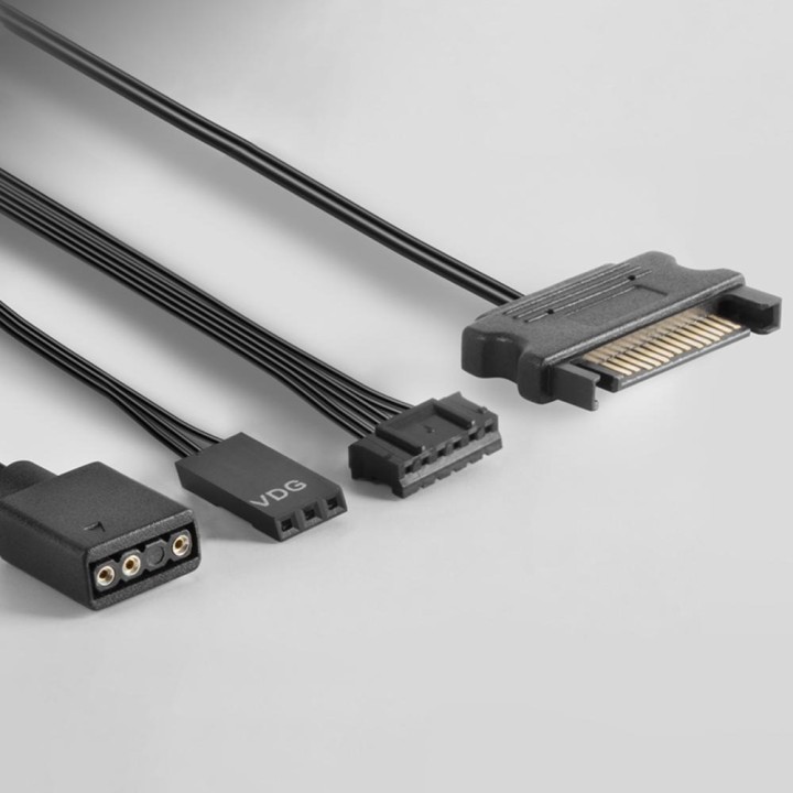 MARS GAMING Kit di ventole per case PC con specchio infinito