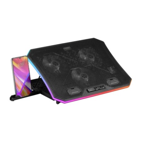 chladicí základna s držákem telefonu pro notebook až do 19 palců mnbc6
