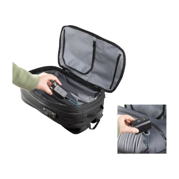 TOOQ Sac à dos pour ordinateur portable avec compression