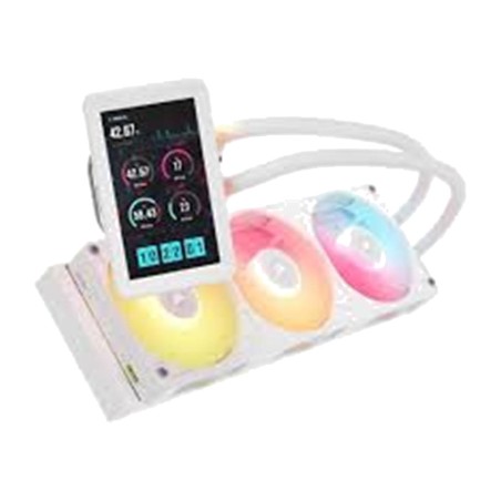 aio liquid cooling for cpu icue-link titan ii 360 rx-lcd 3x120mm