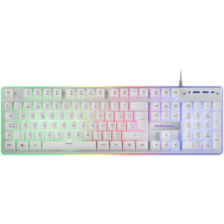 MARS GAMING Spanish keyboard, mouse and mouse pad bundle