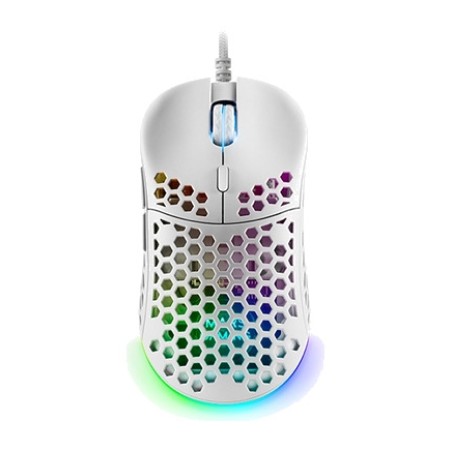 ultraleichte gaming-maus mit wabendesign und rgb-beleuchtung mm55 12800dpi