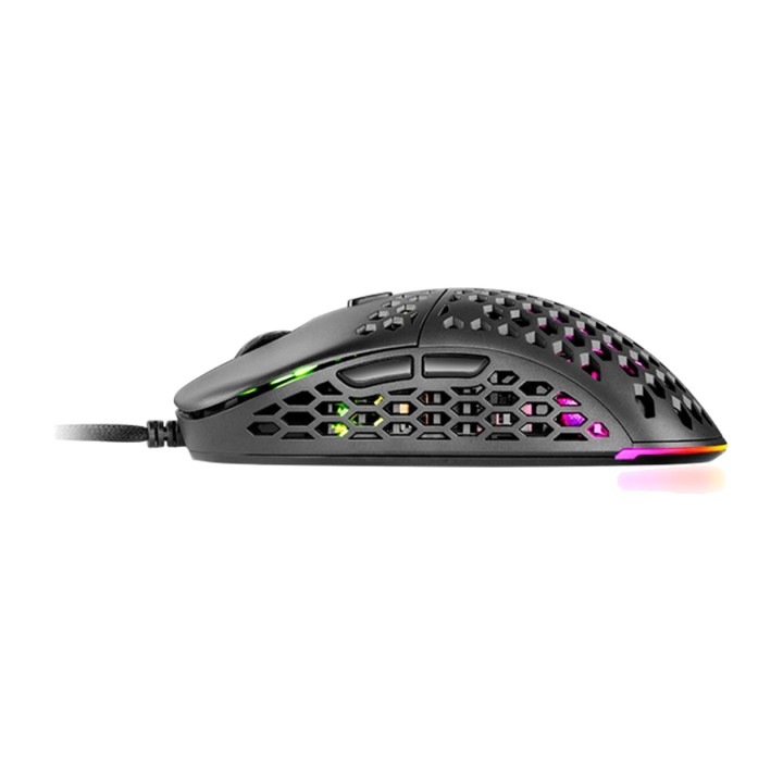 MARS GAMING Ratón ultraligero con diseño de panal e
