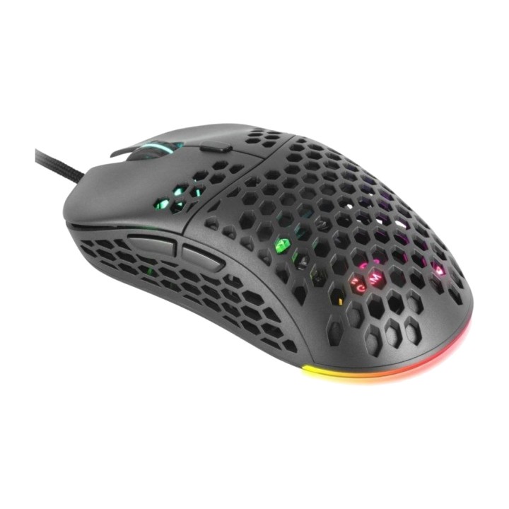 MARS GAMING Ultraleichte Gaming-Maus mit Wabendesign und