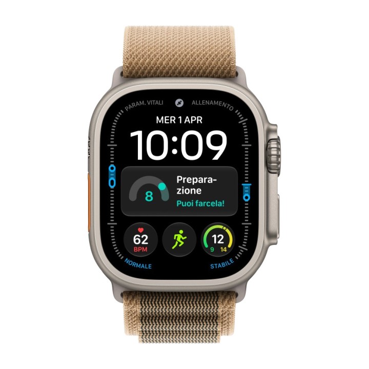 APPLE Reloj inteligente deportivo con caja de titanio, GPS y