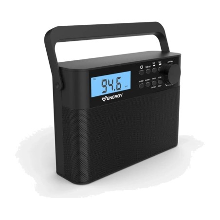radio de cocina con reloj y doble alarma fm 1w