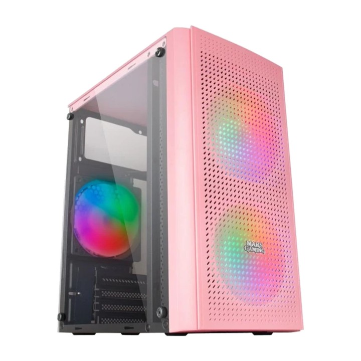 MARS GAMING Caixa per a PC compacta amb triple ventilador