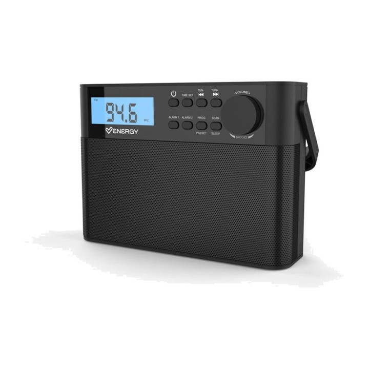 ENERGY SISTEM Küchenradio mit Uhr und Doppelalarm FM 1W