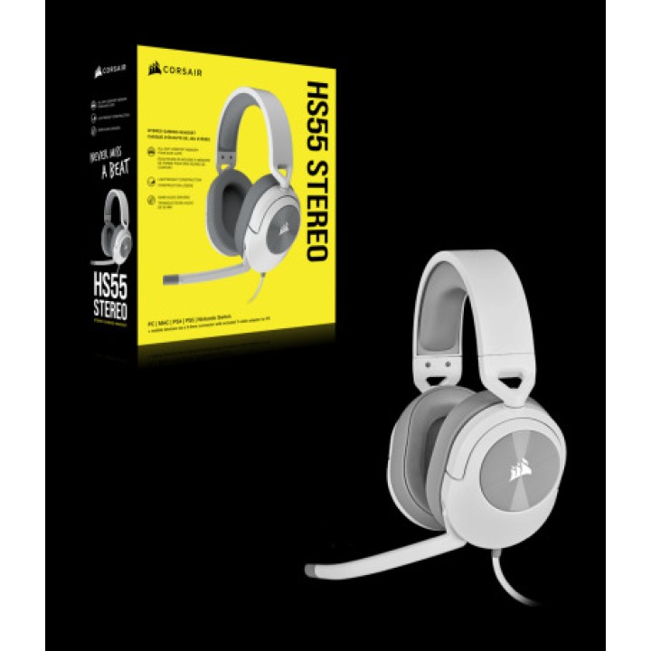 CORSAIR Igralne slušalke s kablom HS55-STEREO DSP0000042030