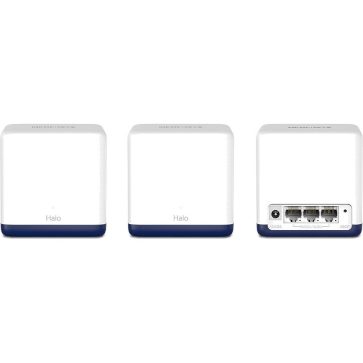 MERCUSYS Dualband-Wi-Fi-Mesh-System HALO-H50G AC1900 3 UDS