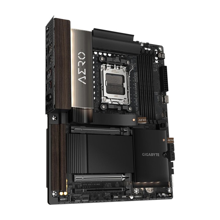 GIGABYTE Placa-mãe ATX para AMD X870E AERO X3D DARK WOOD AM5
