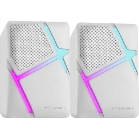altavoces 2.0 para ordenador con alimentación usb ms-h rgb-10w