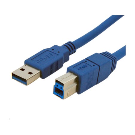 usb kábel s konektormi typu a a b 3.0 5gbps 3m