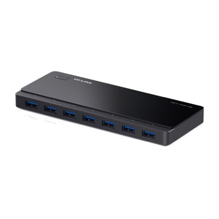 usb-3.0-hub mit 7 anschlüssen und externem netzteil uh700