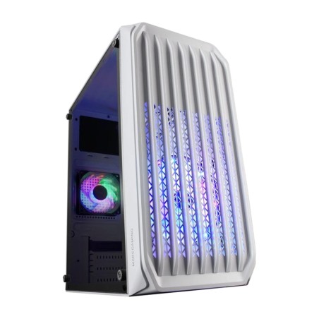 kompaktní skříň pc s přední mřížkou a bočním okénkem mc-s2 micro-atx frgb