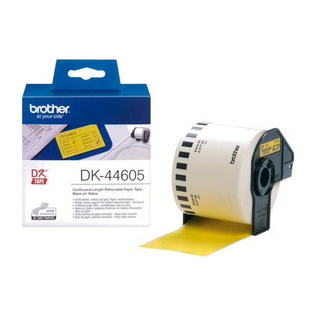 rouleau de ruban continu pour imprimante d’étiquettes dk-papel-removible 62mm x 30,48m