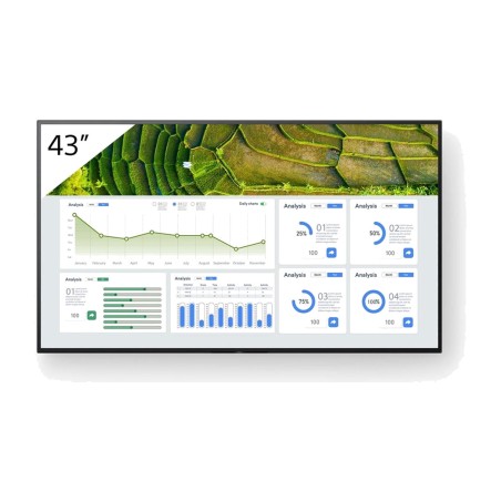 display professionale per digital signage con android tv bravia-bz30l 43" 4k-uhd 440nit 24/7