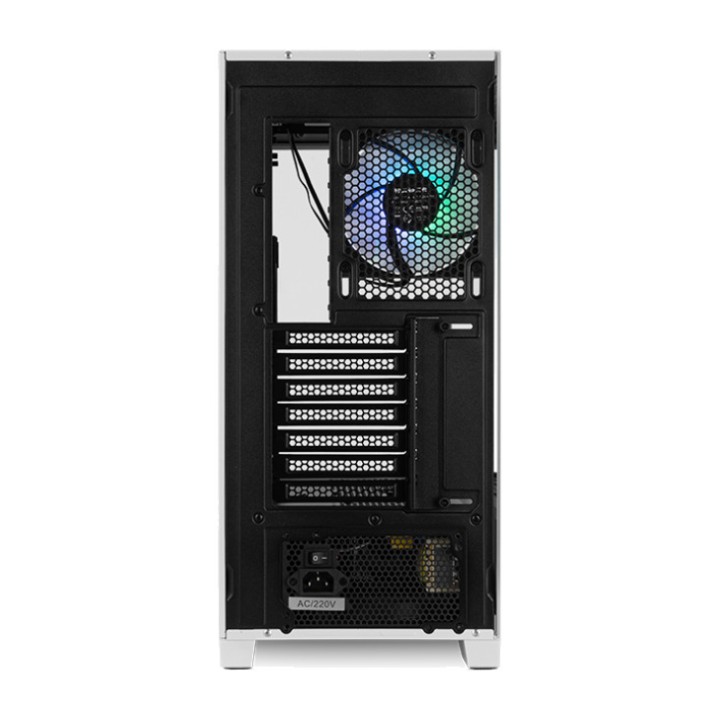 NOX ATX-Gaming-Midi-Tower-Gehäuse mit gebogenem Glas und