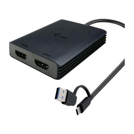 video adaptér usb-c/usb-a na dvojitý hdmi 4k 60 hz cadual4khdmi