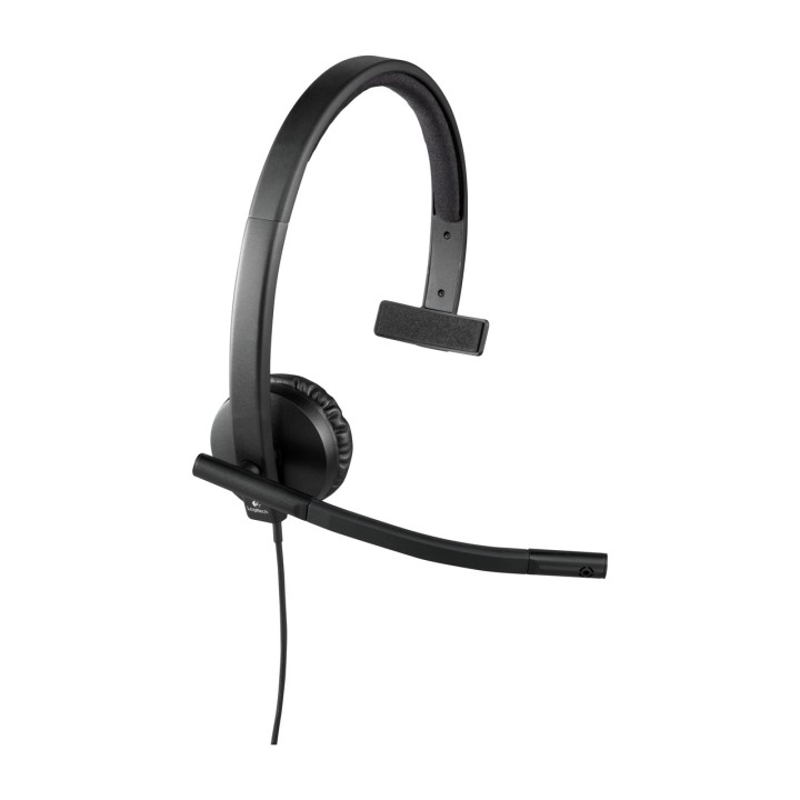 LOGITECH Auricular mono con micrófono USB para oficina H570E