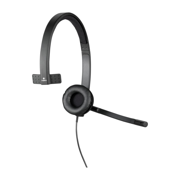 LOGITECH Cuffia mono USB con microfono per ufficio H570E