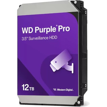 disco rígido interno de 3,5 polegadas para vigilância de vídeo purple-pro wd122purp 12tb 7200rpm